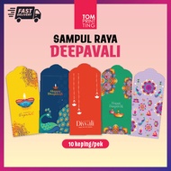 TOM sampul raya 2027 10pcs tema chinese new year merry christmas natal xmas happy deepavali diwali