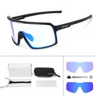 [ELICIT] Unisex Photochromic Sports Sunglasses HD UV Protection Anti Glare for Outdoor Running Fishi