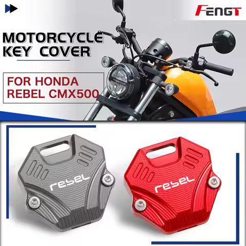 For HONDA Rebel CMX500 CM500 Motorcycle Accessories CNC Key Cover Key Case key Shell Keyring Guard R