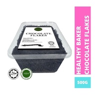 Dark Chocolate Flakes / White Chocolate Flakes (Thicker and Shine) / Repack / Halal 1kg/500g/100g