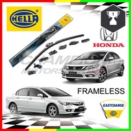 HELLA Cleantech Frameless Wiper Blade Set Honda Civic SO4, ES/ET, FD/FB, FC