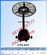 Misty Stand Fan 26" 60 ltr Water Misty Cool Blower