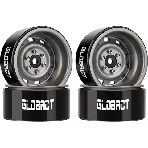 GLOBACT 1.9 Beadlock Wheels RC Wheel Hub for 1/10 TRX4 TRX6 Axial SCX10 I II III Pro Redcat RC Crawl