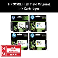 HP 915XL High Yield Original Ink Cartridge (Black, Cyan, Magenta, Yellow) For 8020 8030 All-in-One P