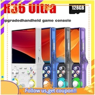【W】R36 Ultra Retro Handheld Video Game Console 4.0 Inch Screen 128GB 20000+ Games 3D Joystick Linux 