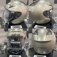 GRAYFOSH SHOEI J-FORCE 3 JF3 DESIGN HELMET -MATT TITAN GREEN (FOC : SHOEI STICKER)