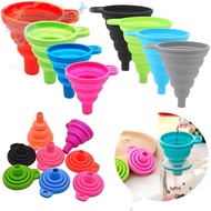 MALCOLM Liquid Funnel, Universal Silicone Car Engine Funnel, Car Acesssories Foldable Big Size Porta