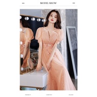 TRADI CHEO Fairy Formal Long Evening Dresses Floor Length 2024 Dinner Party V-neck Graduation Ball G