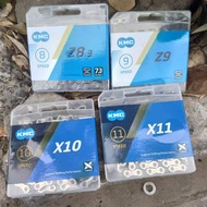 KMC X11 X10 X8 X9 X12 Speed bicycle chain made in Taiwan