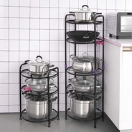 Pot Rack Kitchen Rack Pot Storage Rack Pot Storage Rack Pot Rack Multi-Layer Floor Countertop Househ