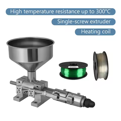 300℃ Single Screw Heated Barrel Extruder 16mm 20mm Bench Top Micro Extruder for Plastic Compounding 