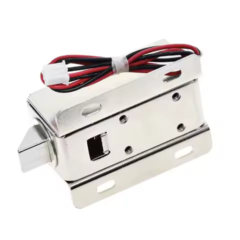 【B74A】Electronic Lock Electric Bolt Lock Drawer File Cabinet Lock DC12V 0.6A Small Electromagnetic L