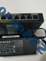 二手網件/Netgear GS308P 8口千兆poe交換機 測試好
