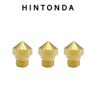 Finder Flash Casting Nozzle MK10 Nozzle Brass M7 Threaded Nozzle 0.4mm 3D Printer Hot End Accessorie