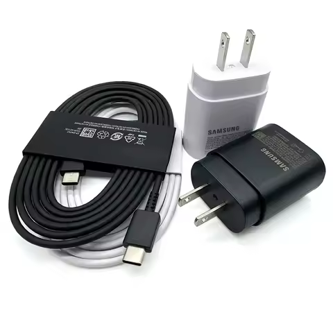 SAMSUNG Tab S9+ 25W Super Fast Charger US Plug Adapter 1.8m USB C Cable For Galaxy Tab S6 Lite A9 A9