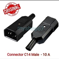 C14 Male Connector - 10 Ampere (14 Male Socket)