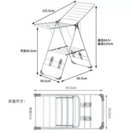 家用落地多功能摺疊晾衣架x型陽臺室內曬衣架免安裝翼型衣架