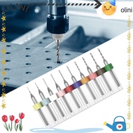 OLINI Mini CNC Drilling Bit Punch Tool PCB Twist Drill Wood CNC Drill Engraving Bit Corn Engraving D