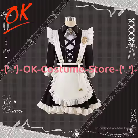 [Customized Size] Nu: Carnival Eiden Cosplay Costume Dreamy Skirmisher Maid Dress Lolita Outfit Hall