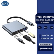 USB C to 4K HDMI USB 3.0 100W PD Charging Adapter Type-c to 30HZ HDTV  Adapter Connect the computer 