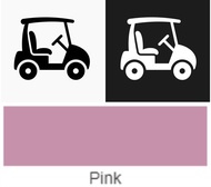 mobil listrik / golf car / sepeda listrik/ 4-seater electric golf cart - pink