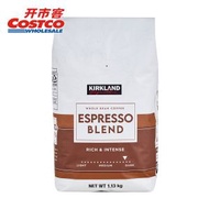 Costco開市客Kirkland 科克蘭意式特濃拼配咖啡豆 1.13kg 美國進口深度烘焙原粒豆 油脂豐厚適合 Espresso 濃縮 Latte Cappuccino 家用咖啡機 平行進口咖啡豆