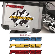 For BMW F850GS F850 GS Motorcycle Stickers Decal 850 Top Side Tail Panniers Box Case Luggage Alumini
