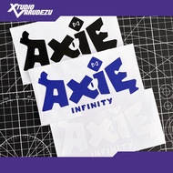 ◇❈Axie Infinity Logo Vinyl Sticker/Decal (Car, Motorcycle, PC, etc.)