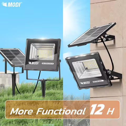 MODI 20W solar spotlight (200lm) yellow light waterproof IP65 solar courtyard light solar courtyard 