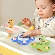 Baby Toys Suction Cup Spinner Toys for Toddlers Bear Hand Fidget Spinner Sensory Toys Stress Relief 