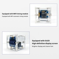 GlowingGrace Esp8266 Mini Đồng Hồ Thời Tiết Wifi Đồng Hồ Kỹ Thuật Số Tự Làm Hàn Kit Điện Tử Đa Chức