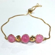 Natural Stone bracelet & suasa gold 18k