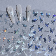 5D Hologram BUTTERFLY NAIL ART STICKER