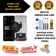 LCD COMPATIBLE FOR AGWIN R3DM1 12C / P0C0 C55 FULLSET GLUE + SCREWDRIVER