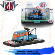 M2 Machines 1960 Volkswagen VW Double Cab Towing Truck Bus USA Model