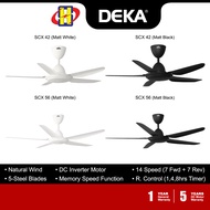 Deka Ceiling Fan (42 Inch / 56 Inch) DC Motor 14-Speed Remote Control Ceiling Fan SCX 42 (SCX42) / SCX 56 (SCX56)