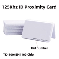 10pcs Access Control Card RFID Card 125KHz EM4100 TK4100 Smart  Proximity Card RFID Tag Key for Acce