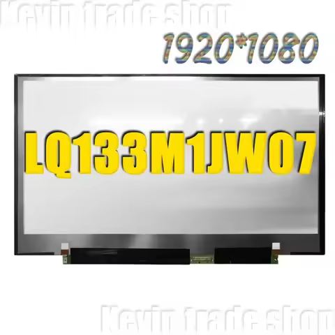 13.3" LQ133M1JW07 IPS LED LCD Screen For Sharp Matte 1920X1080 FHD eDP 30pin Display Panel Replaceme