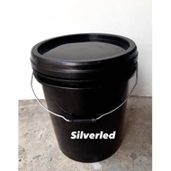 NEW 20L Black pail and cover without spout & Strong Handle