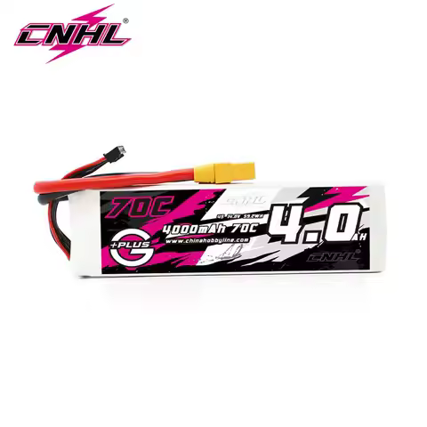 CNHL Lipo Battery 3S 4S 11.1V 14.8V 4000mAh 70C G+Plus With XT90 Plug For RC Car Boat Helicopter Air
