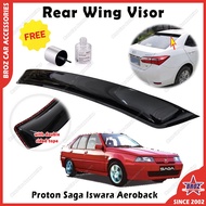 For Proton Saga Iswara Aeroback 85-08 Car Rear Wing Visor Windscreen Cermin Belakang Kereta Spoiler 