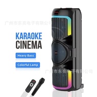 ABS-8302 Rentas Sempadan Model Persendirian Square Dance Speaker Mikrofon Karaoke Subwoofer Bluetoot