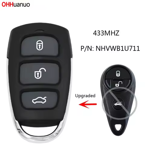 Upgraded Remote Car Key Fob 3+1 Button for Subaru Tribeca Forester Impreza Legacy Outback P/N: NHVWB
