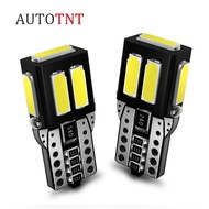 1pc W5W T10 LED Bulbs Trunk Lamps 7020 Chips 7 SMD 194 501 CANBUS License Plate Lights Car Interior 