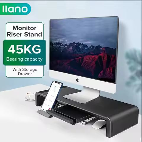 Llano Ergonomic Desktop Monitor Stand Computer Stand Monitor Riser Laptop Desktop Monitor Stand