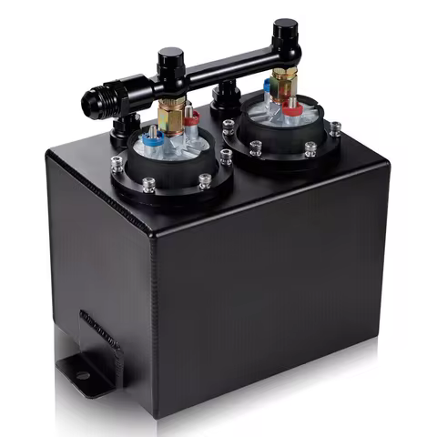 OSIAS 3L Dual Fuel Surge Tank Kit with AN10 Fuel Rail & 2x 044 Fuel Pump