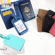 Passport Cover & Luggage Tag Bundle Set