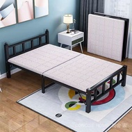 Folding Bed Single Household Adult Rental Room Accompanying Office Nap Simple Rental Double Portable Lunch Break Bed