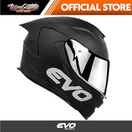 EVO HELMETS Gt-Pro MONO COLORS D/Sier LENS FULL FACE DUAL VISOR