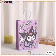 ALMA Cartoon Handbag, Children's Day Paper Kuromi Gift Bag, Cute Birthday Party Gift Box